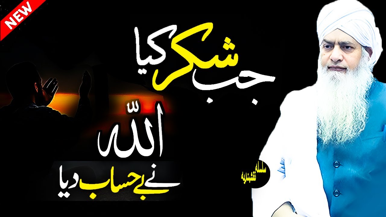 Jab Shukar Kiya Allah Na bahesab Diya | Peer Zulfiqar Ahmad Naqshbandi | Latest Bayan 2025