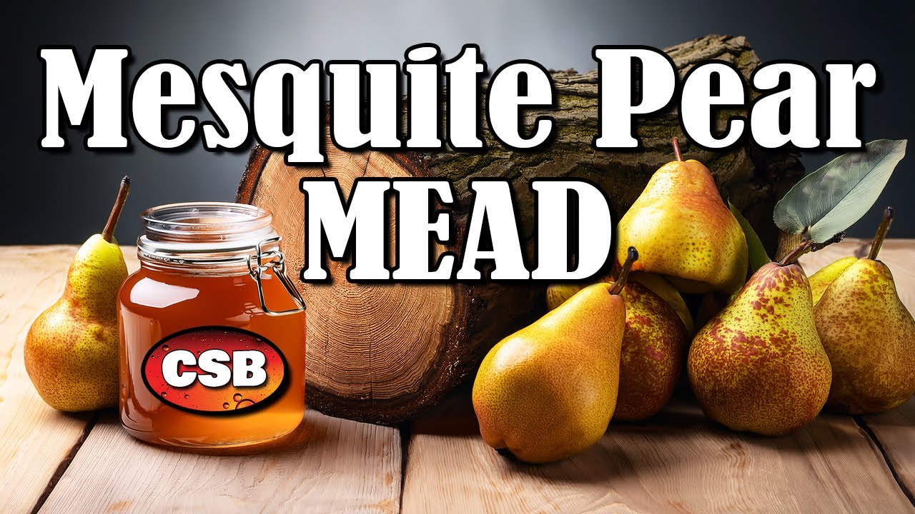Mesquite + Honey + Pears = MEAD! Easy Mead Recipe at Home