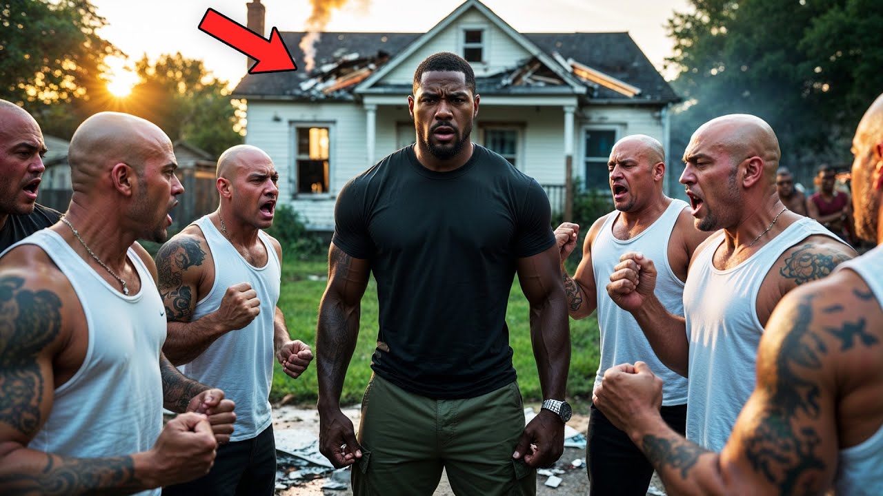 Black Man's House Destroyed By Racist Gang, Unaware He Is The Most Dangerous Navy Seal...