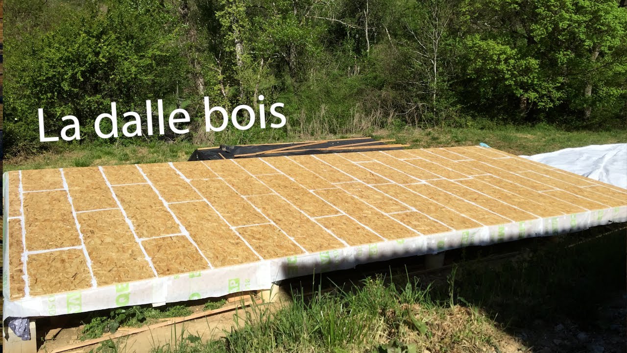 Autoconstruction maison en bois : La dalle bois