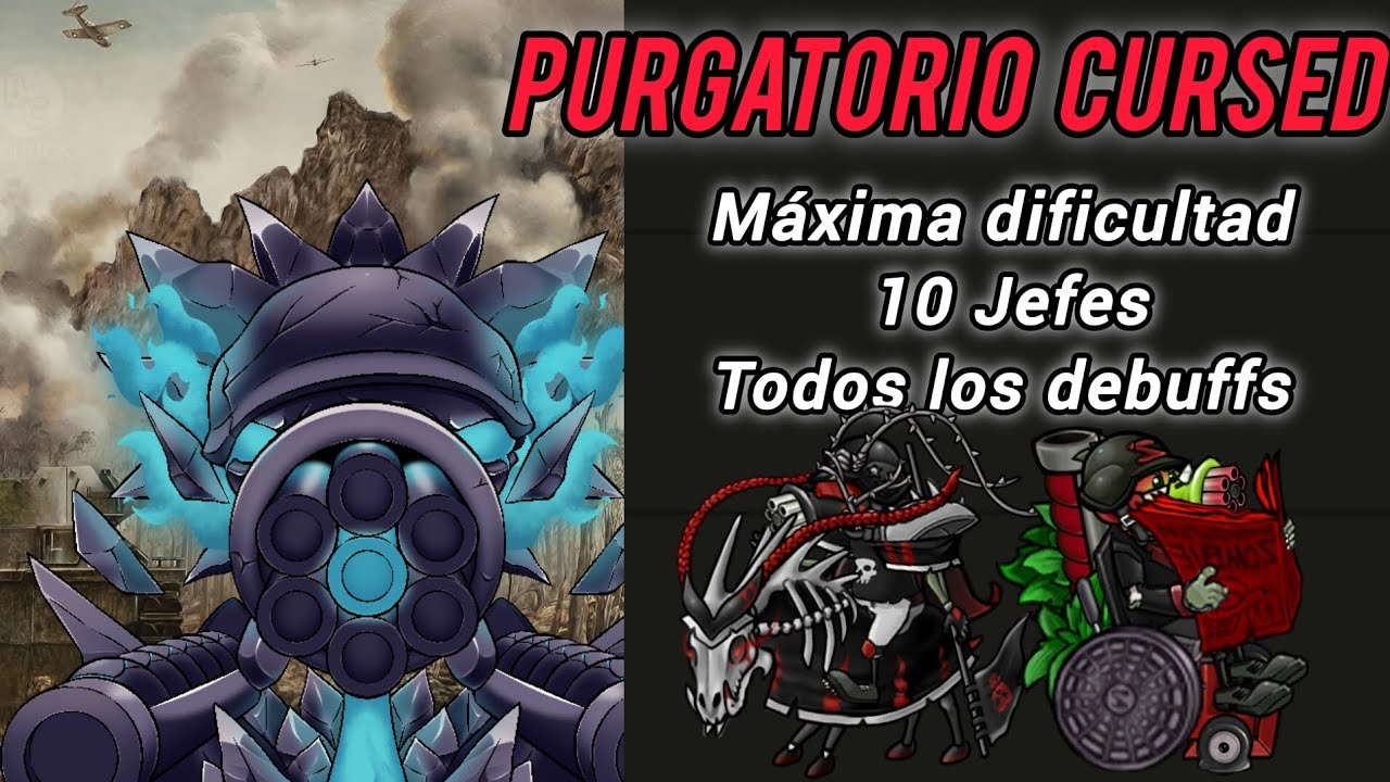 Complete el PURGATORIO CURSED en su REAL M&Aacute;XIMA DIFICULTAD | PvZ Fusi&oacute;n 3.0.1