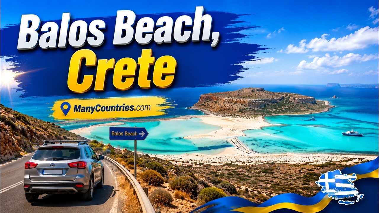 Balos beach in Crete, Greece (among the best beaches in the world)