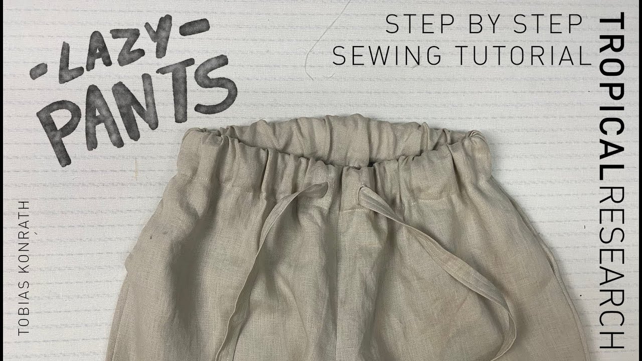 Linen Jogger Sewing Tutorial 
