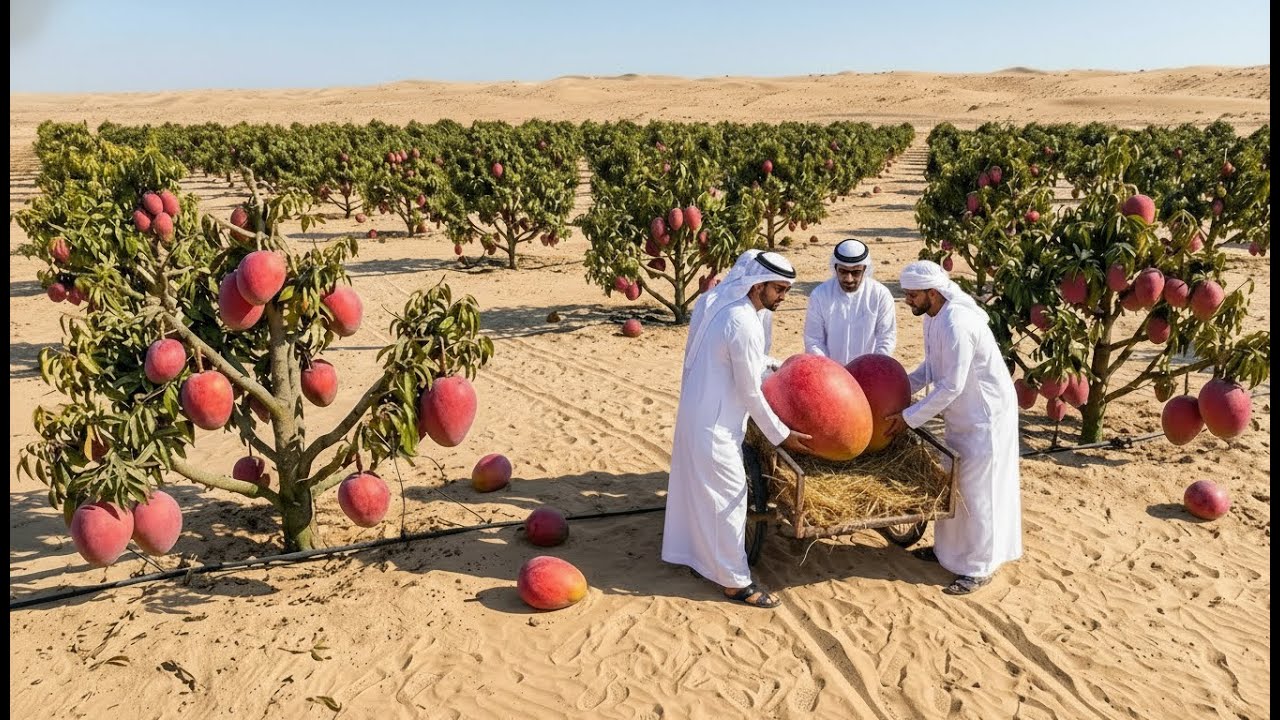 $3,600 Miyazaki Mango? Dubai’s Secret “Egg of the Sun” Desert Harvest 🥭☀️