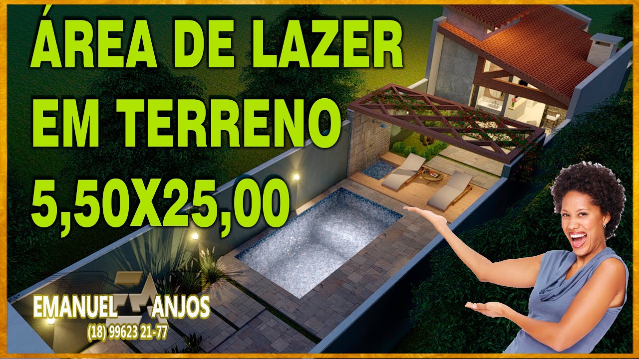 &Aacute;REA DE LAZER EM MEIO TERRENO