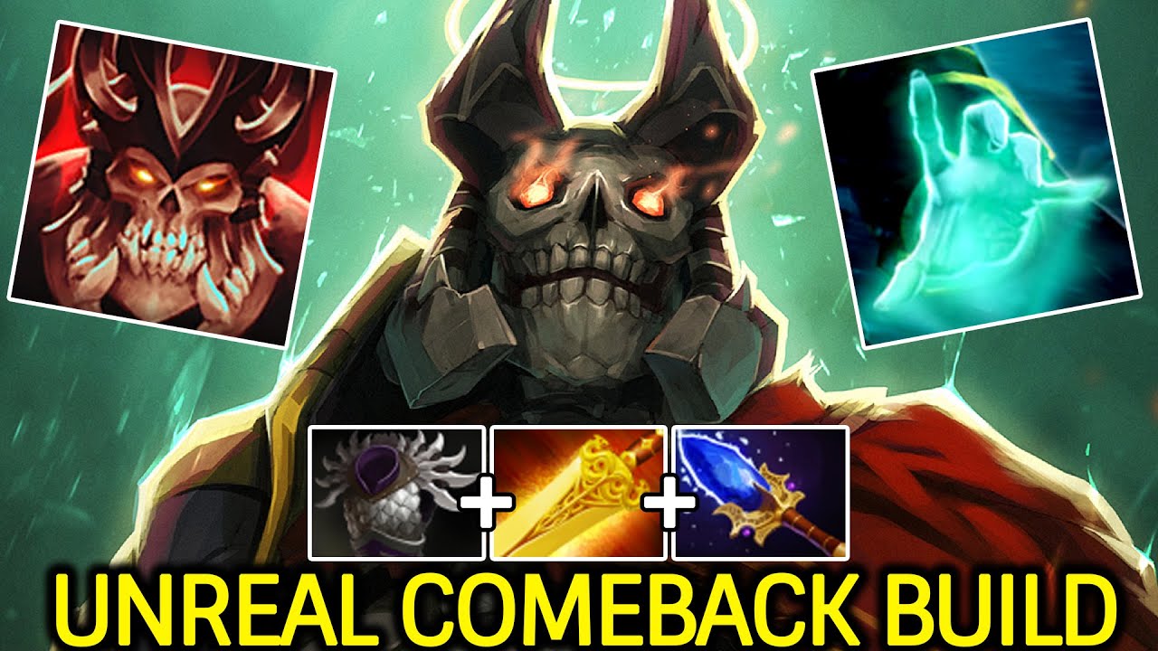 Wraith King Offlane – Radiance + Scepter Build Crazy Comeback Dota 2