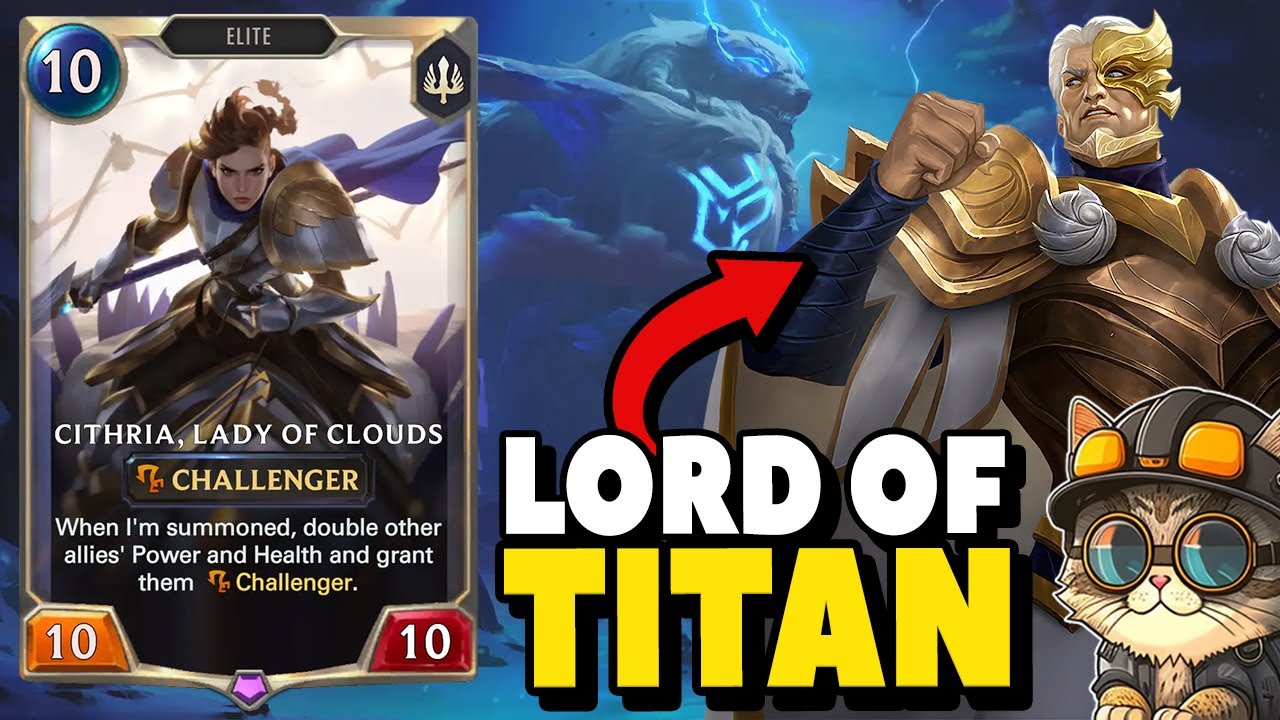 THE TOUGHEST TITANIC DECK !!! - Volibear Eldred Cithria Deck - Legends of Runeterra