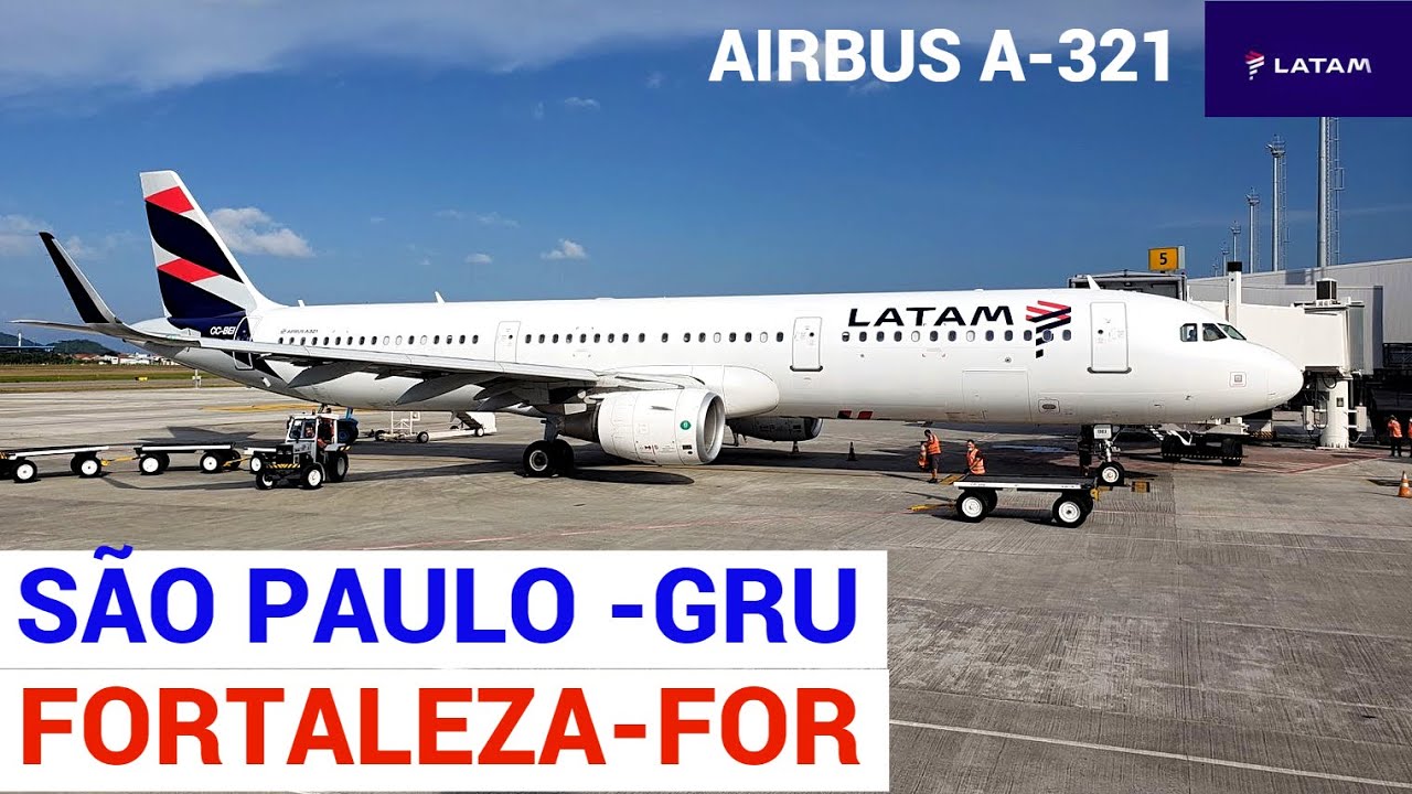 SÃO PAULO(GR) X FORTALEZA(FOR) 🇧🇷VOANDO NO A-321 DA LATAM - FLIGHT REPORT✈️