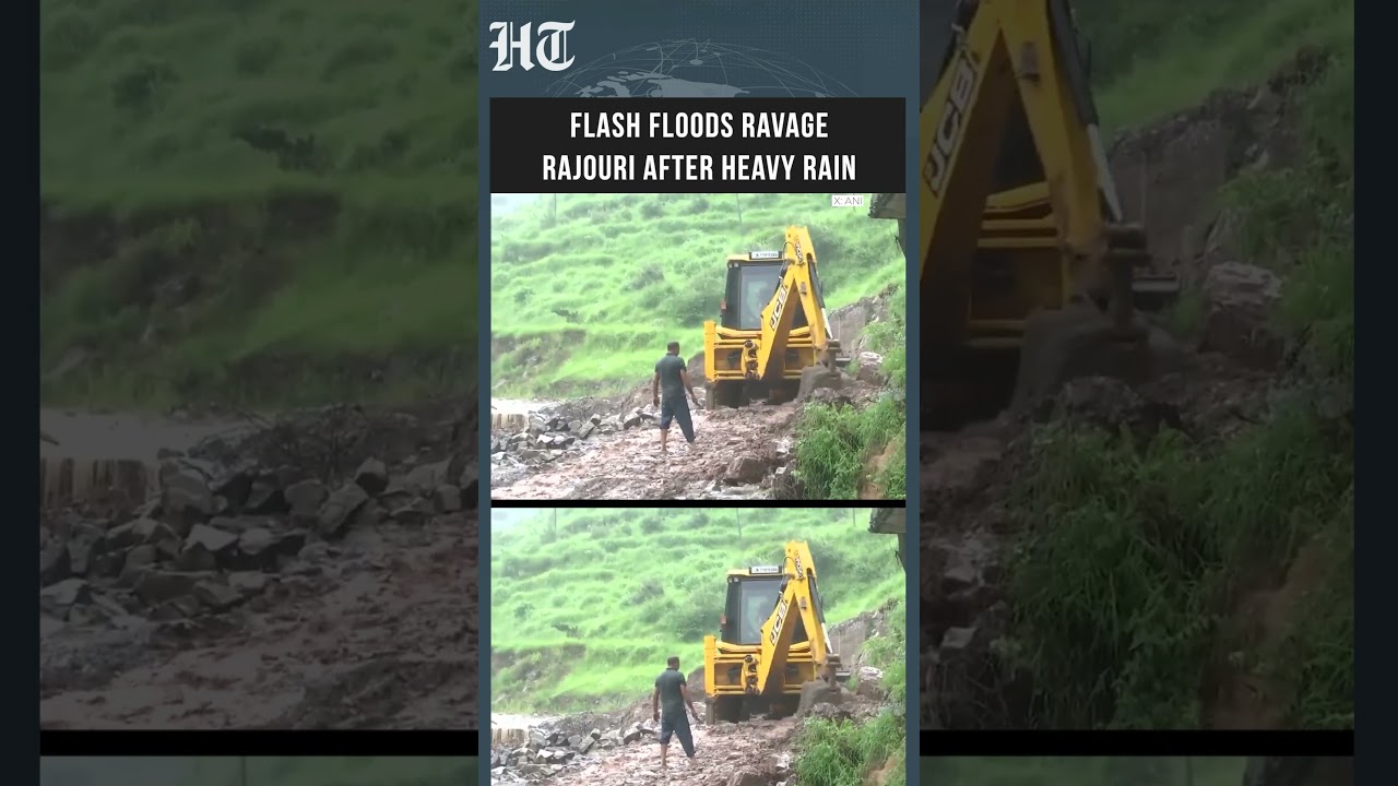 Rajouri Flash Floods Cause Massive Damage to Crops, Roads and Infrastructure #Shorts
