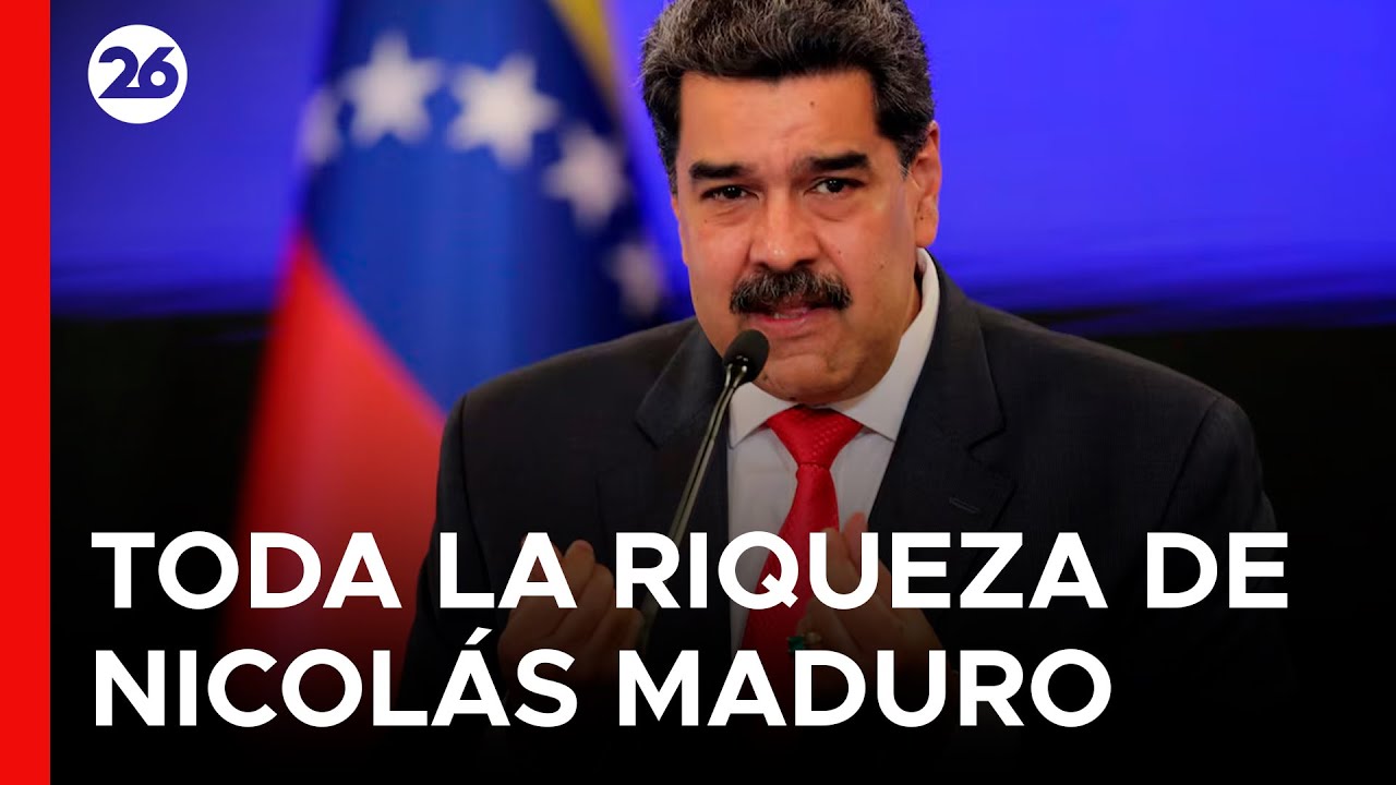 🚨 Estiman que la riqueza de  Nicolás Maduro alcanzaría los U$S 3.800 millones