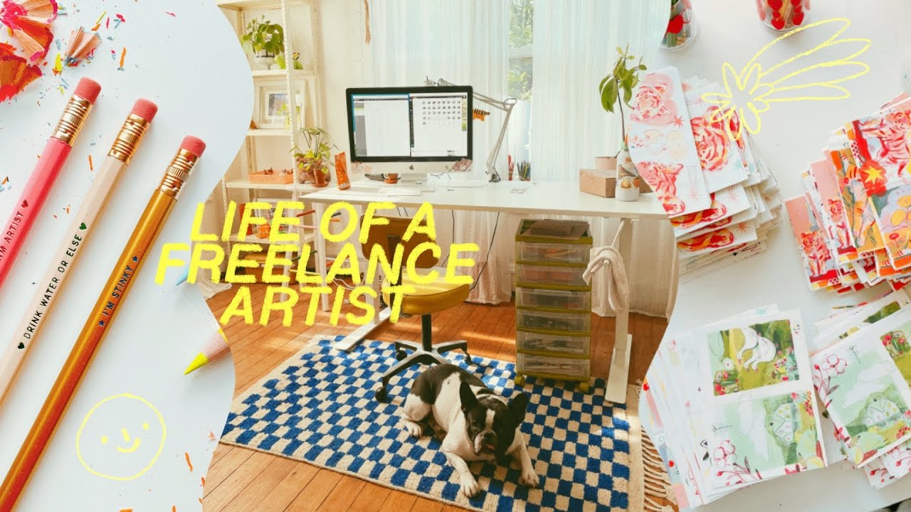 LIFE OF A FREELANCE ARTIST ♡ PATREON, YOUTUBE, SHOP UPDATE