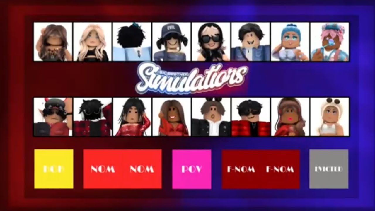 Big Brother Simulators Season 3 - Eviction Order