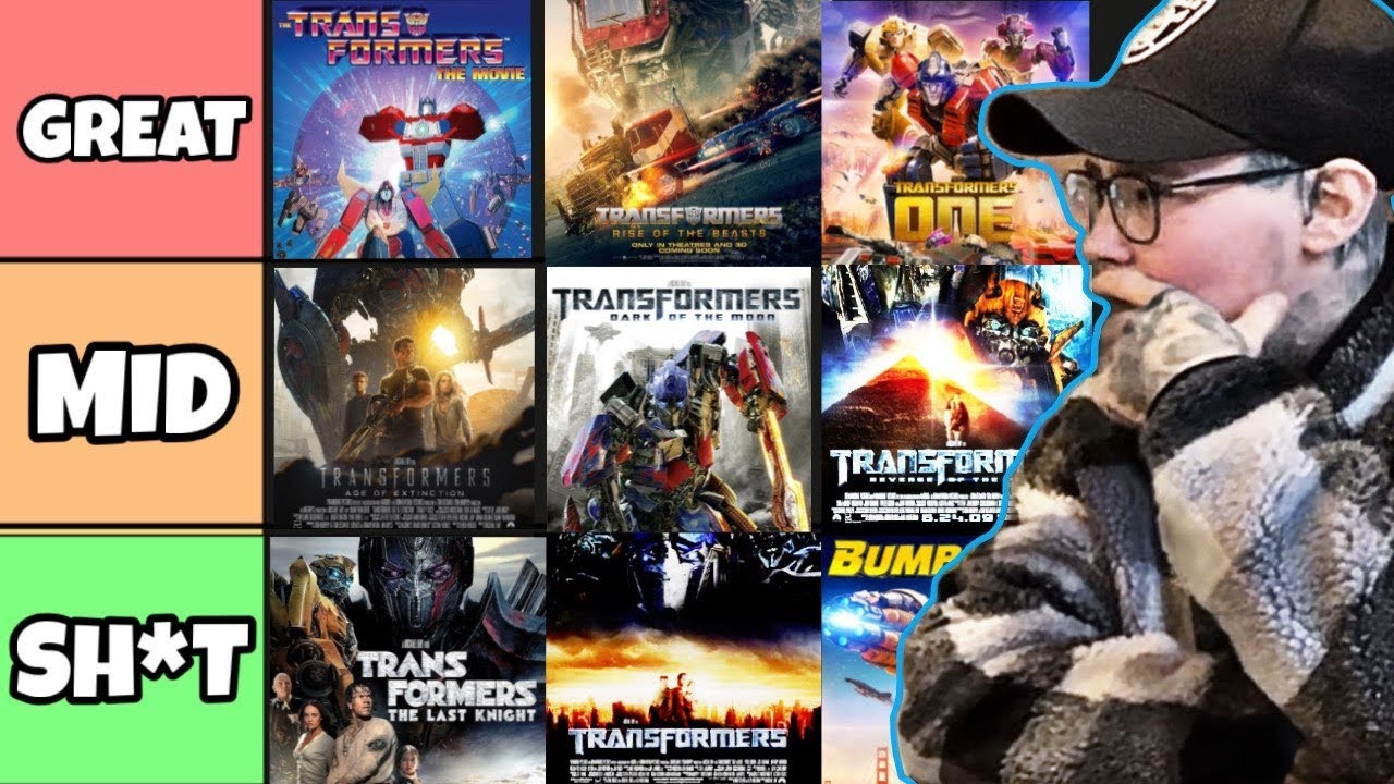 TRANSFORMERS MOVIE TIERLIST!!!
