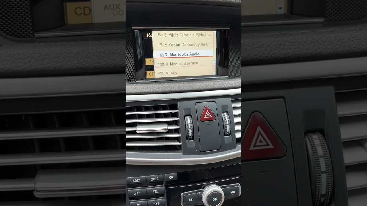 Mercedes E W212 Bluetooth Audio Aktivasyonu | #mercedes #shorts #audio