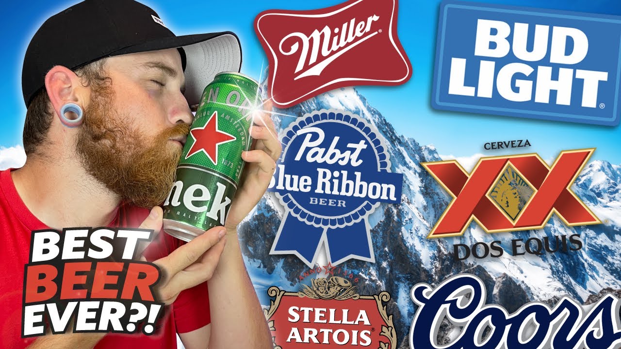 WHAT IS THE BEST BEER?! - Ranking Popular Beer Brands From Worst To Best