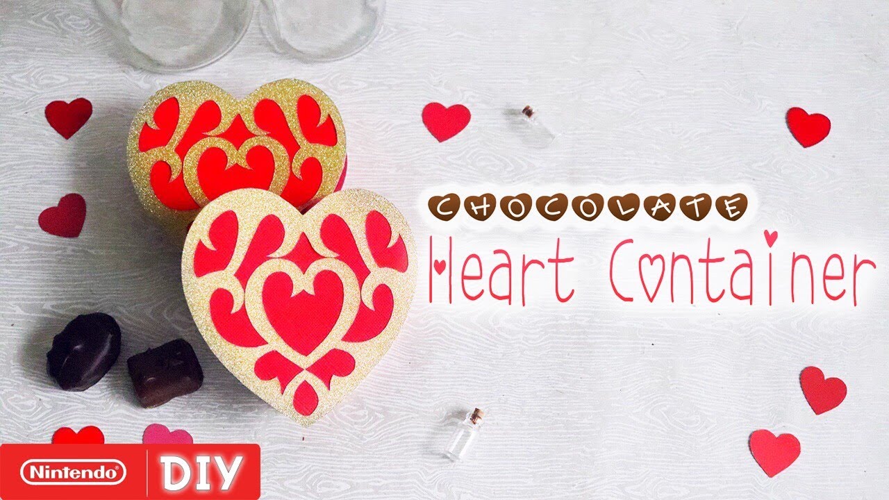 Make a Chocolate Heart Container Box from The Legend of Zelda - NintenDIY