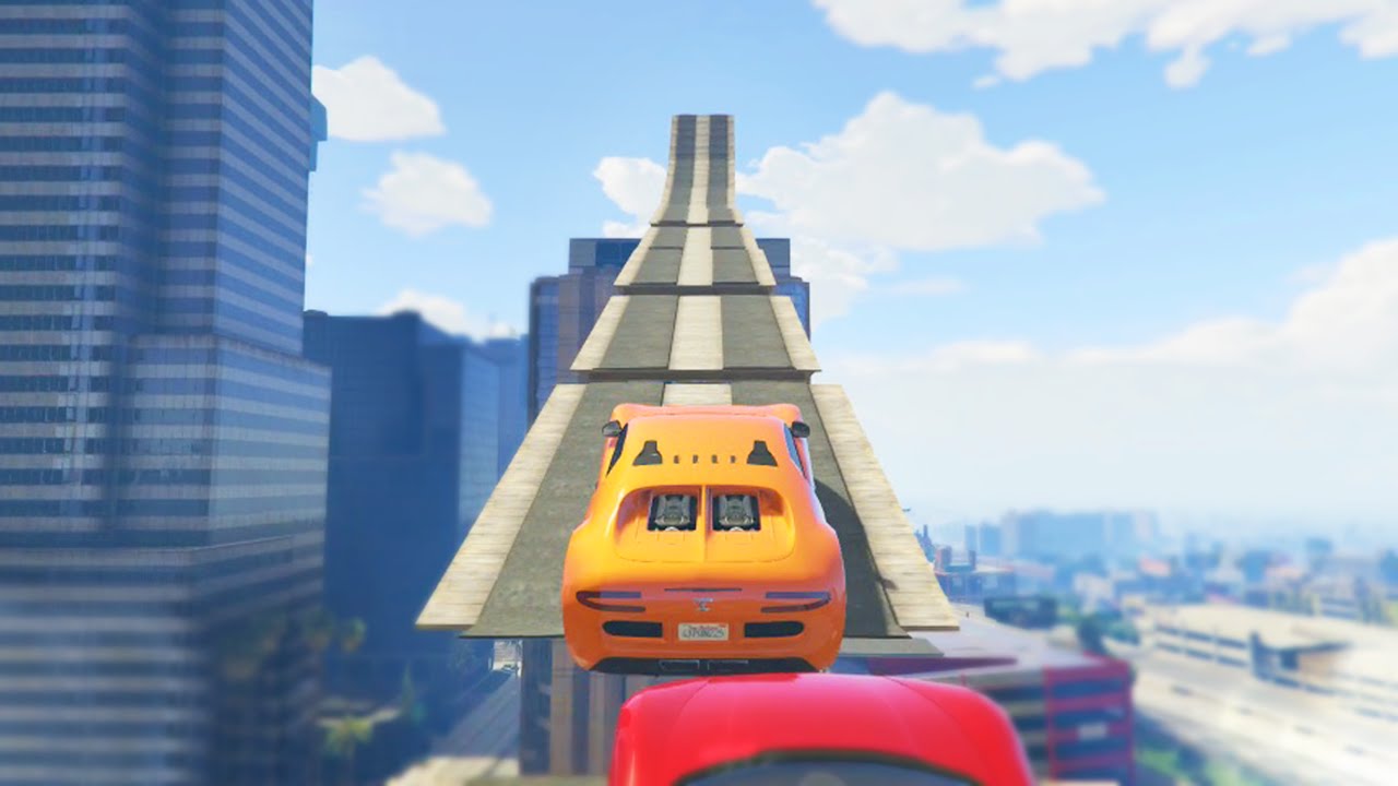 STAIRWAY TO BUILDINGS (GTA 5 Funny Moments)