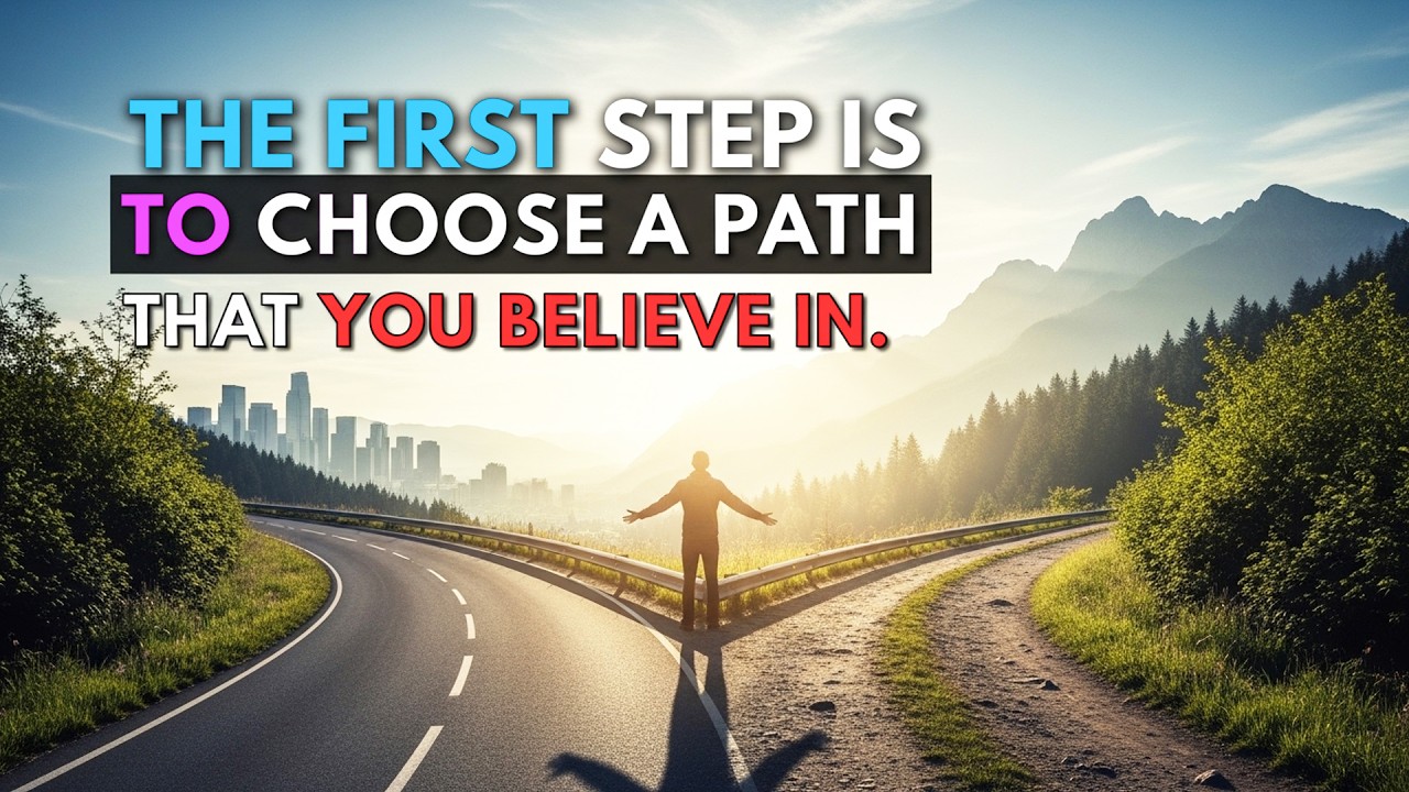 The First Step is To Choose a Path That You Believe in.