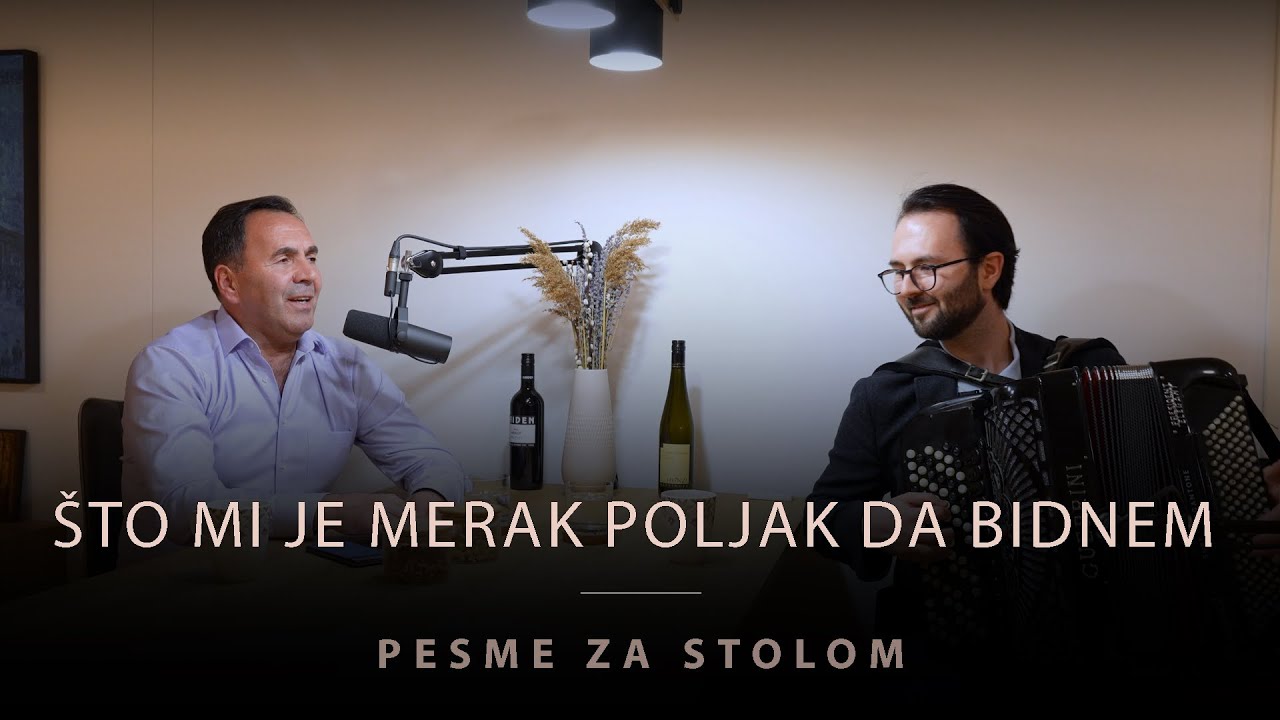 Što mi je merak poljak da bidnem | PESME ZA STOLOM (Cover by Milorad Djorić)