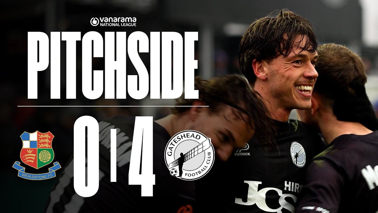 Hanno VS the home end as Heed win by four 💀🤬 | Wealdstone 0-4 Gateshead | PITCHSIDE