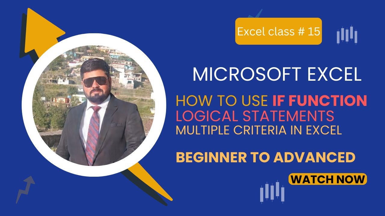 How to Use IF Function in Excel | Logical Statements Explained | Excel Class 15 Urdu ASIF IQBAL