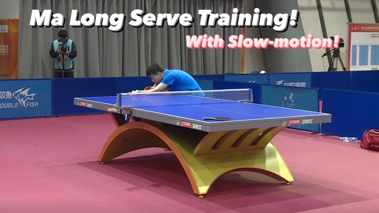 🔥 Learn This! Ma Long Serve Training with SLOW-MOTION! 👀