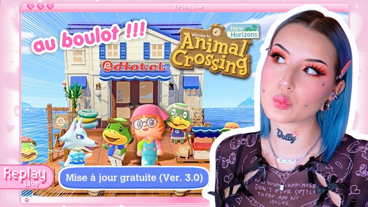 on découvre enfin l'hôtel !! MAJ 3.0 ANIMAL CROSSING NEW HORIZONS | 15/01/26 (Rediff Live)