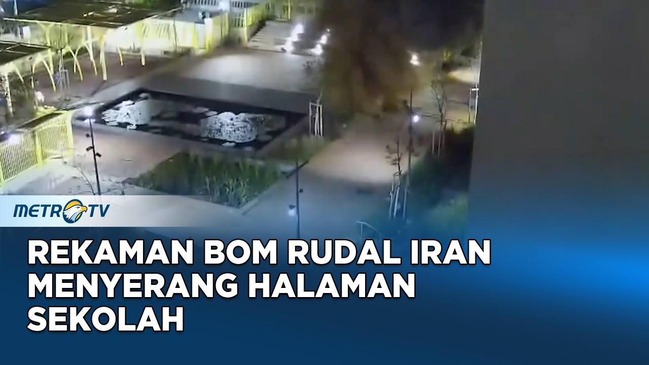 Mengerikan! Bom Rudal Iran Menyerang Halaman Sekolah Israel