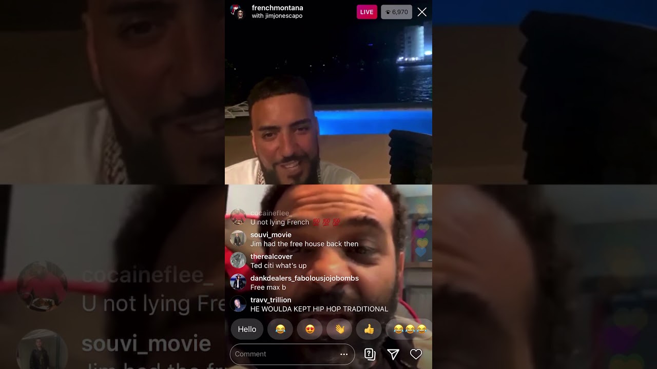 French Montana asks Jim Jones Why hasn’t He Worked with Mase on IG Live