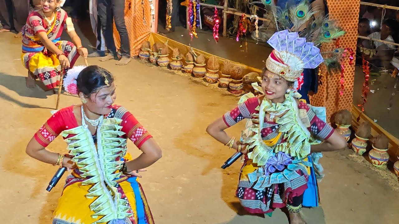 କିଦ୍ରି କିନ୍ଦ୍ରି ନାଚ ମଲ୍ଲିଫୁଲ #sambalpuri maa dwarshani Balika sankirtan mandali Chhilipa #viralvideo