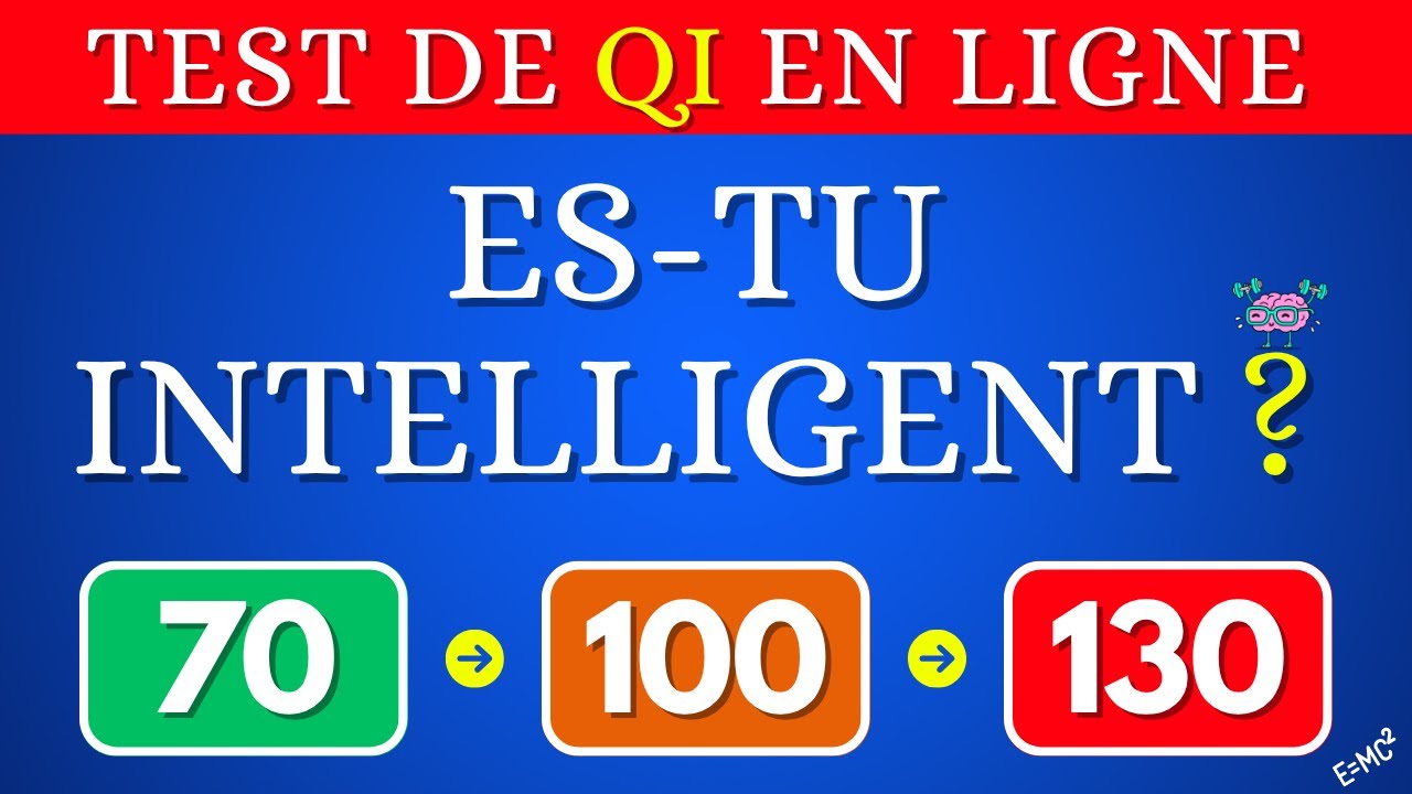 🧠TEST DE QI en ligne ✅ 10 QUESTIONS 🔍 #testdeqi #testdelogique #testintelligence