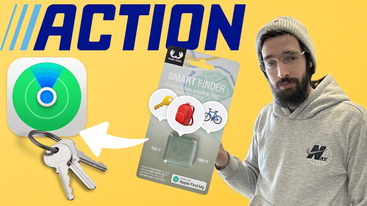 𝐀𝐈𝐑𝐓𝐀G de chez 𝐀CTION Le 𝐒mart Finder Pour 𝐈PHONE  Prix 𝐌ini