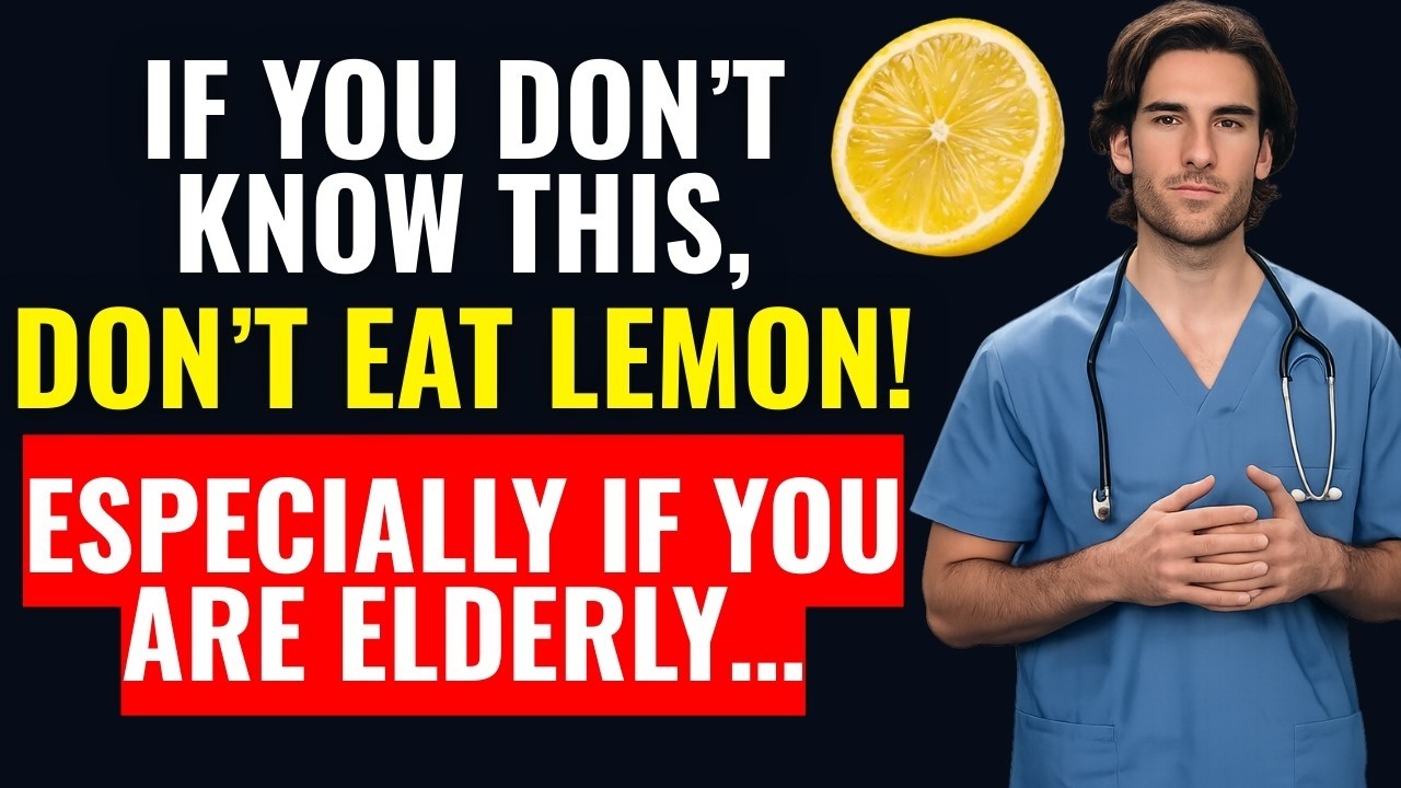 Never Mix Lemon With These 3 Foods If You Are Over 60!