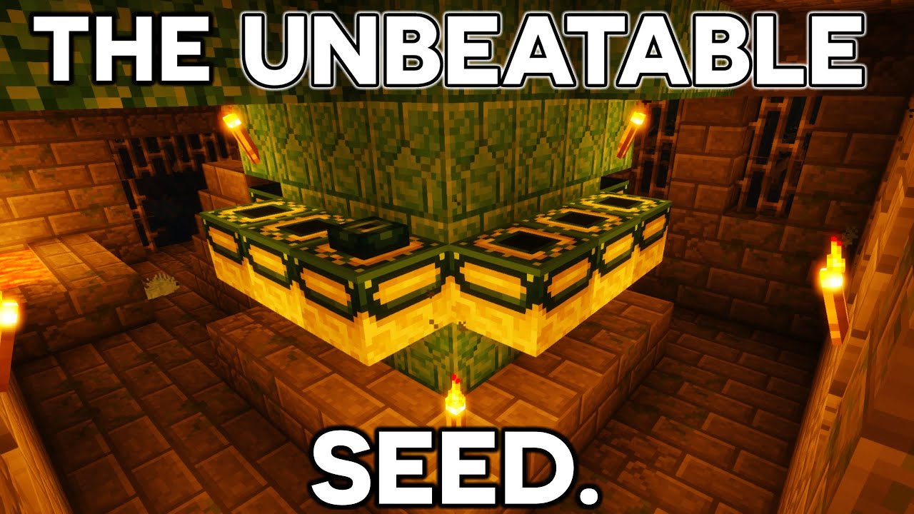 The UNBEATABLE Minecraft Seed - A World First Seed Discovery...