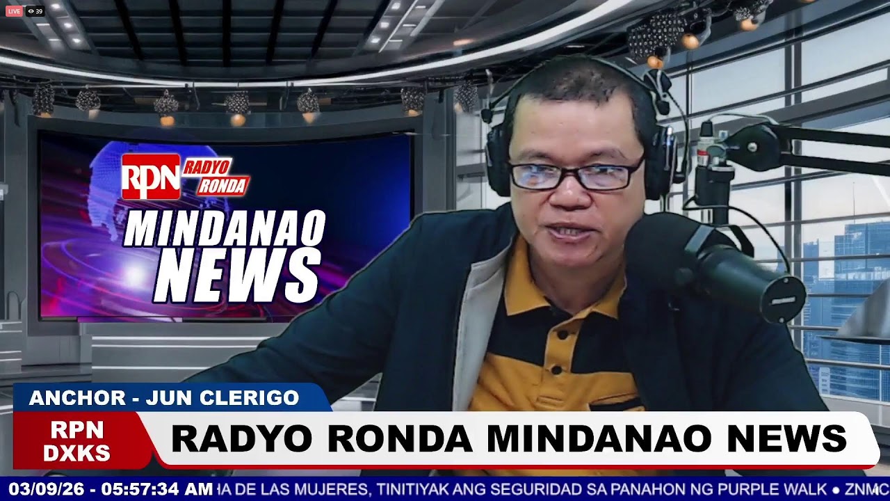 RADYO RONDA MINDANAO NEWS | MARCH 9, 2026