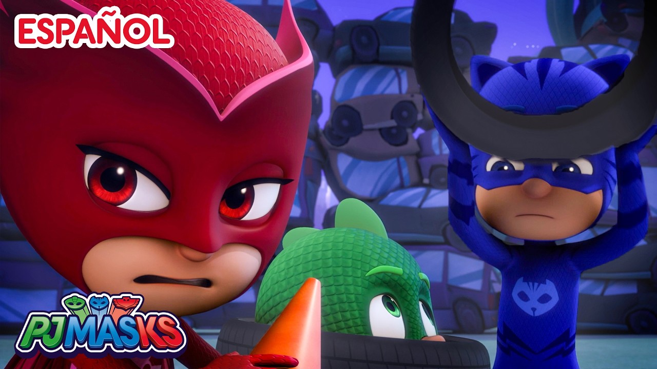 Engañado en el Taller de Coches |  PJ Masks en Español episodios completos | Dibujos Animados