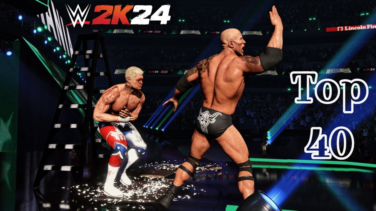 40 Extreme WrestleMania Moments: WWE 2K24 Countdown