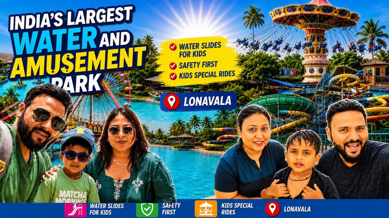Wet N Joy Lonavala 2026 💦 India&rsquo;s Largest Water & Amusement Park | Kids Special Rides | Full Vlog