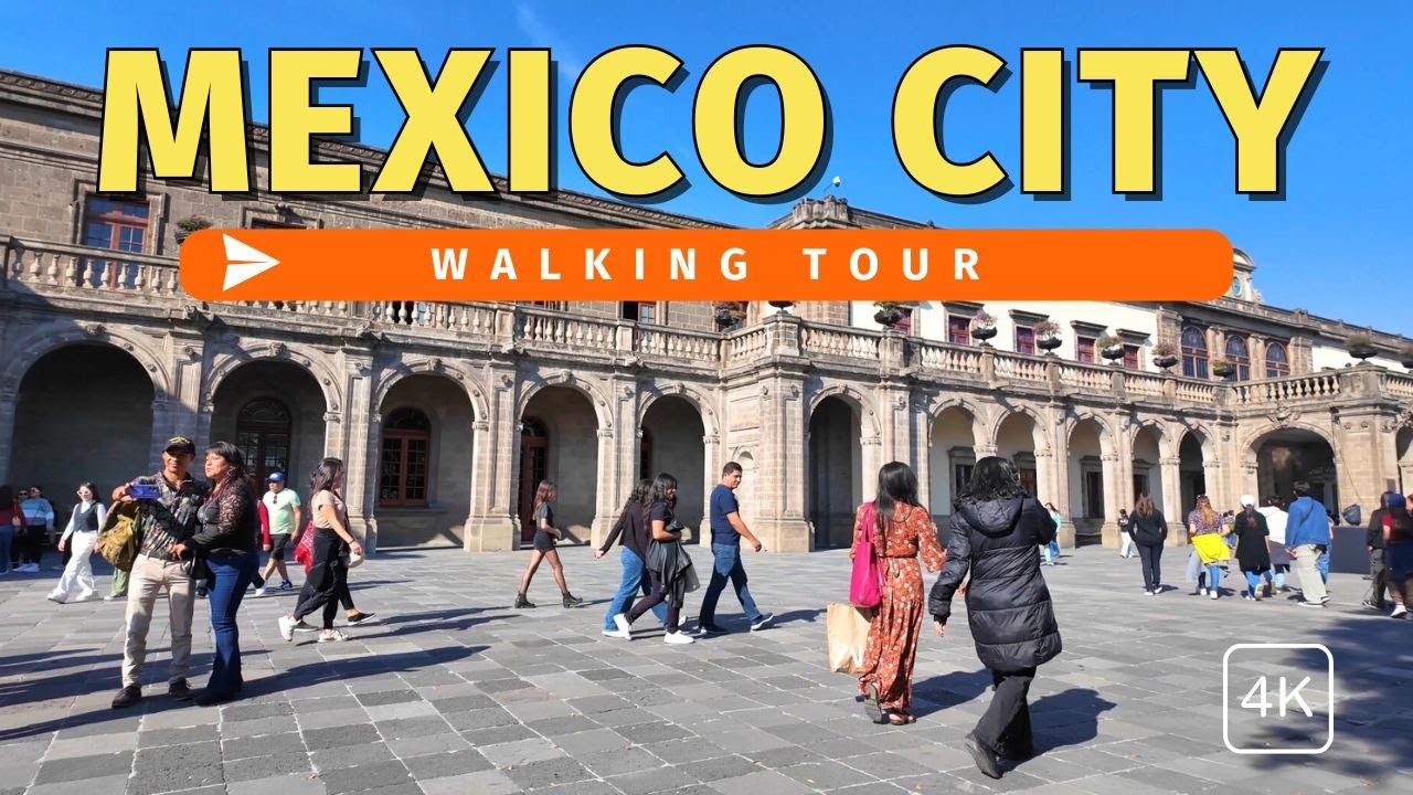 Mexico City Walking Tour | Chapultepec Park | CDMX in 4k60fps w/Captions