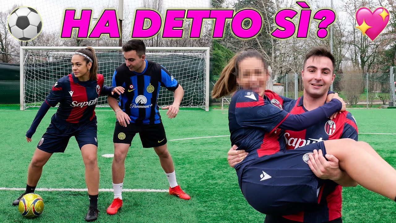 💘NUOVO APPUNTAMENTO DI GNABRI con una CALCIATRICE!! Ha detto SI? ⚽