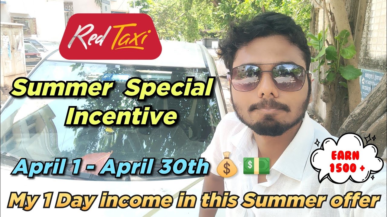 Earn more by using Red Taxi Summer Incentive scheme | My one day income in Red Taxi | #RedTaxi