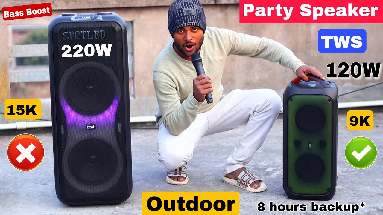 Best Party Speaker in Budget 🔥 / Boat PartyPal 600 vs PartyPal 300