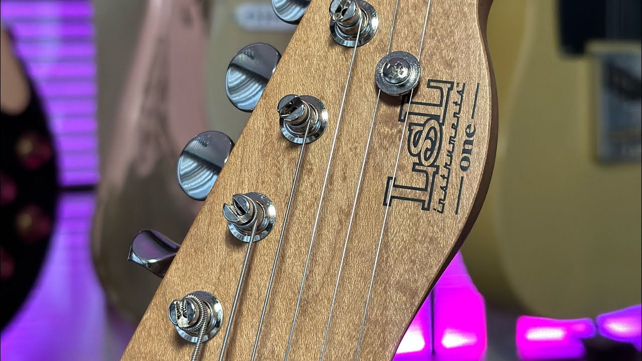 LsL Instruments T Bone One. T Style guitar.  I hate the color blue, or do I?