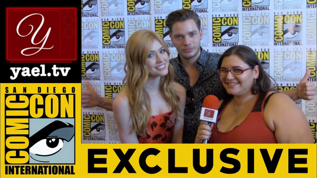 Katherine McNamara & Dominic Sherwood (Shadowhunters) - San Diego ComicCon 2017| yael.tv
