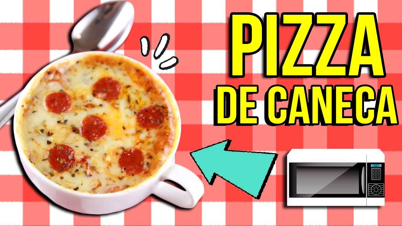 PIZZA de CANECA * Aprenda a fazer PIZZA DE CANECA