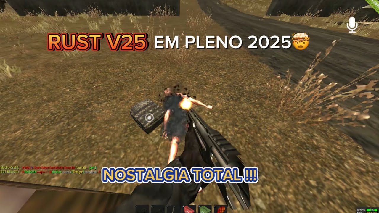 Nostalgia pura RUST V25 em pleno 2025 .