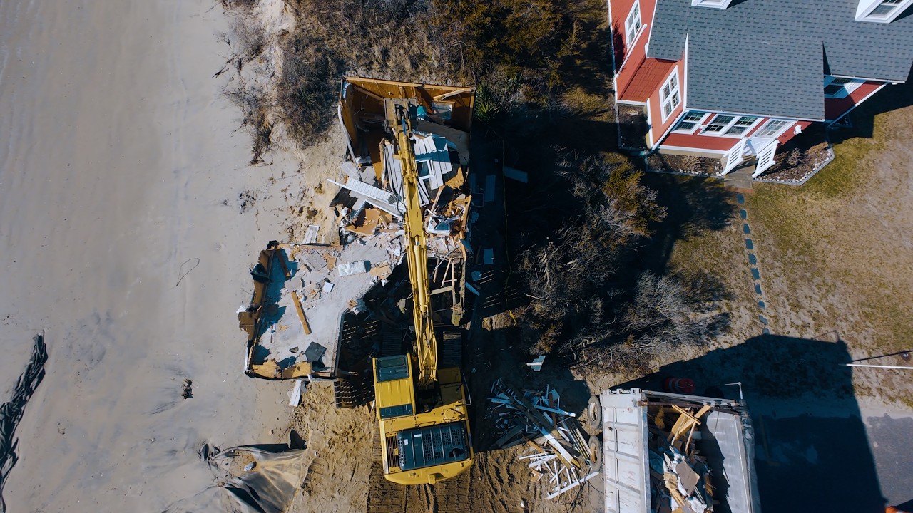 Strathmere Lifeguard Headquarters Demolition