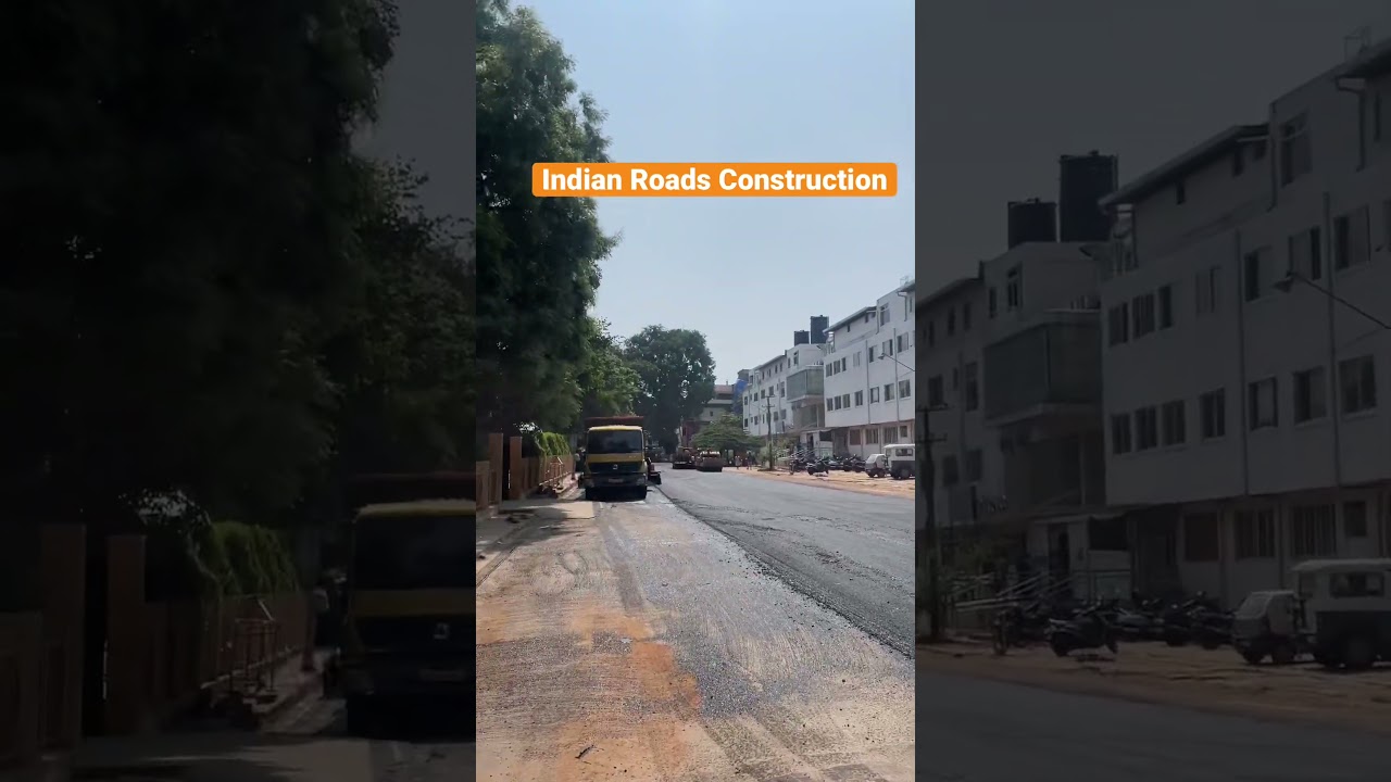 Indian Roads #indianroad #indianroads #roadconstruction #ytshorts #shortsviral #tbt #travel