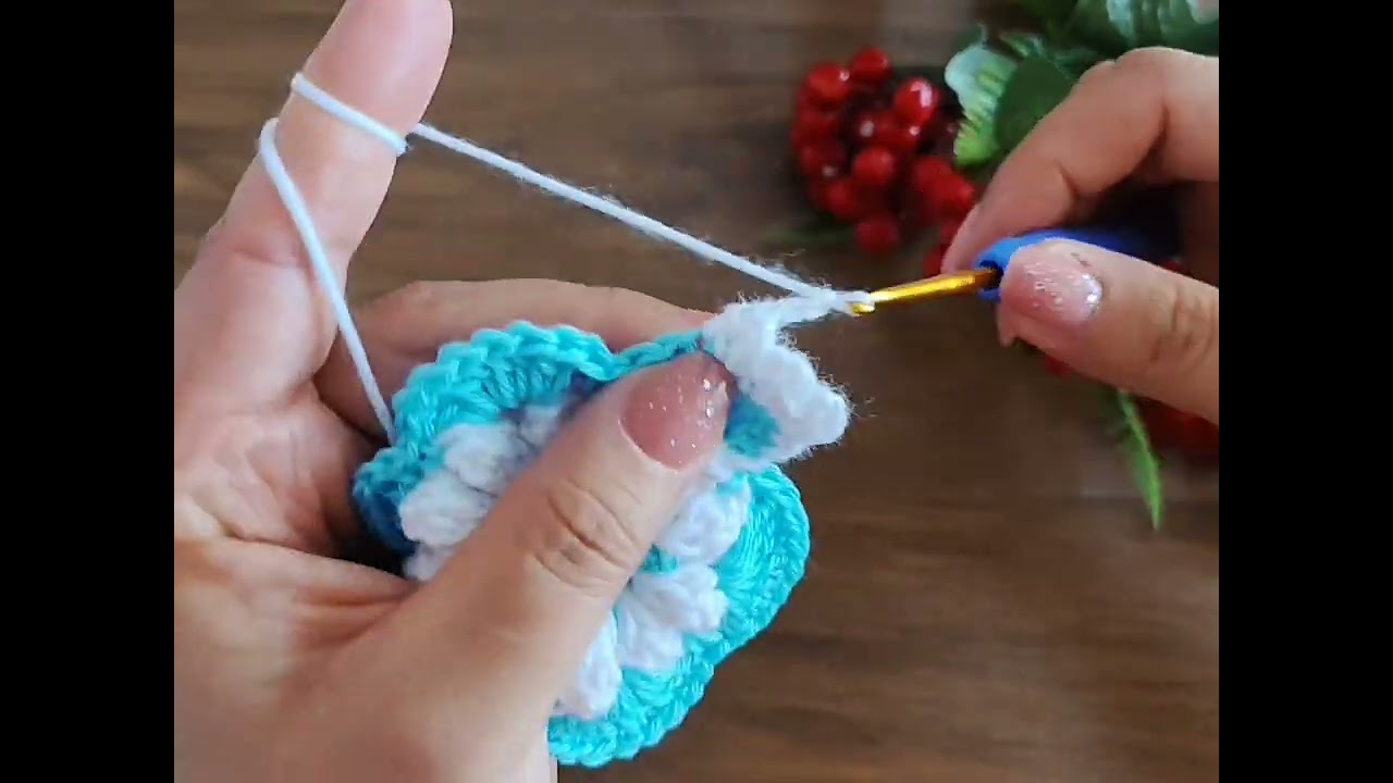 Gorgeous flower motif not available anywhere else #easycrochet #tutorial