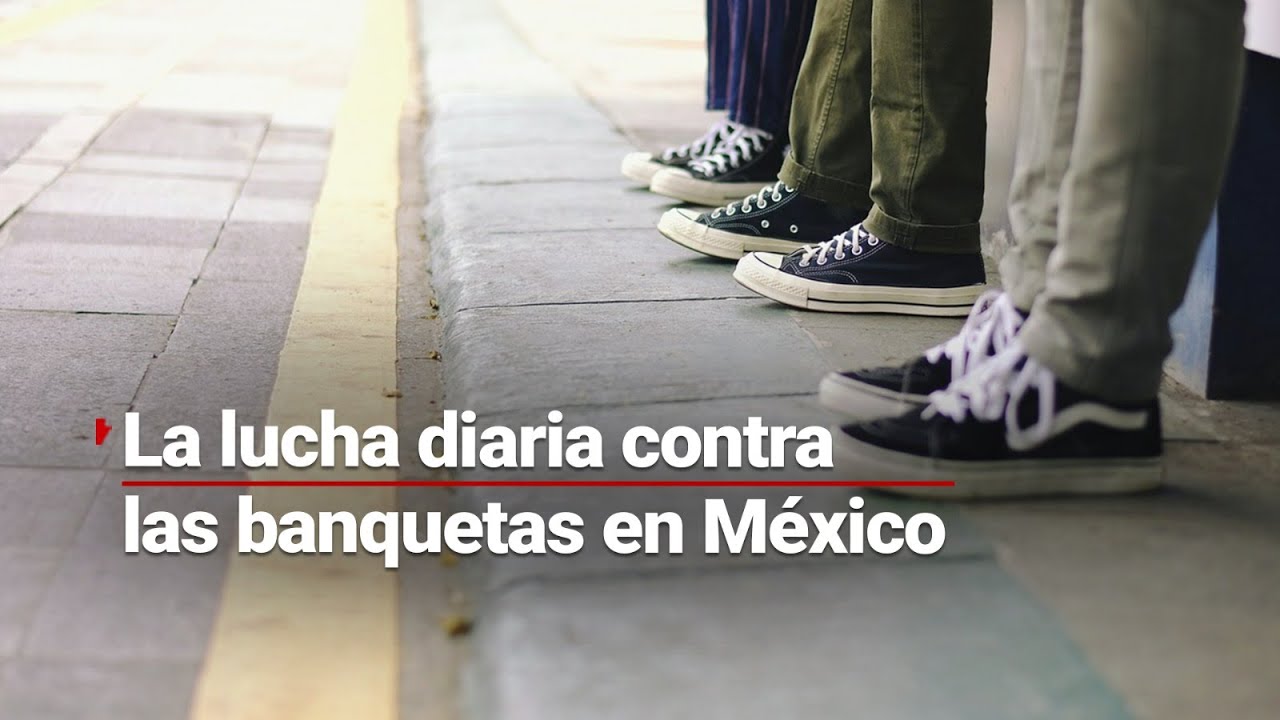 Las banquetas, un problema recurrente para personas de la tercera edad y con discapacidad